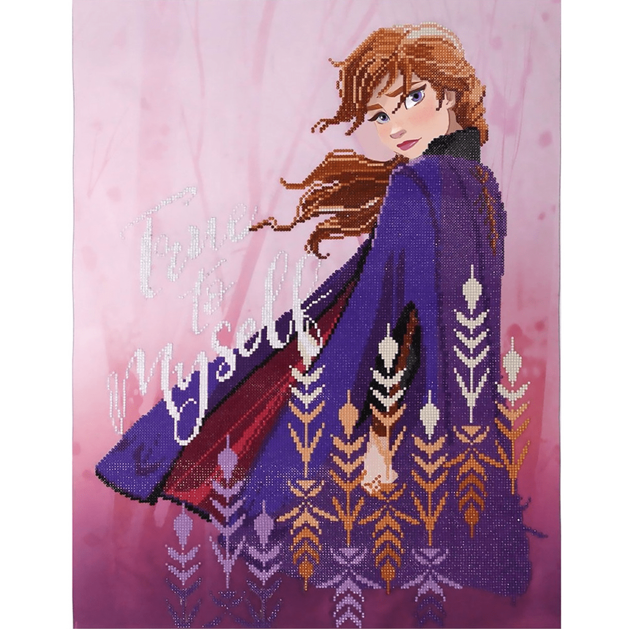 Diamond Dotz True to Myself, Frozen Diamond Painting Kits for Adults - Diamond Art Kits a Relaxing Creative Craft Kit with Dotz Gems 25.6"x19.7"