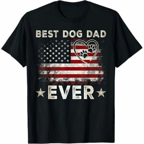 Vintage Dog Dad The Man The Myth Snack Dealer Father Day T-Shirt Best Dog Dad Ever Shirt Funny Puppy Pet Lover Gift Tee