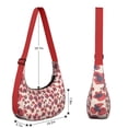 thumbnail image 2 of Nylon Crescent Bag for Women Men Trendy, Floral Medium Crossbody Dumpling Bags with Adjustable Strap Lightweight Travel Shoulder Tote Half Moon Hobo Bag, 2 of 5