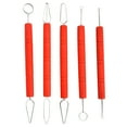 thumbnail image 1 of 5Pcs Daily Use Pottery Carving Tools Clay Tools Modeling Clay Tools for Shaping Sculpting, 1 of 8