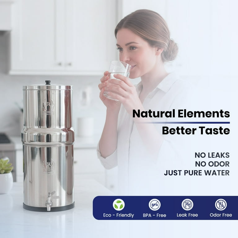 Weeplow Earth 8.5L - système de filtration par gravité pour eau potable