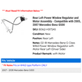 thumbnail image 2 of Rear Left Power Window Regulator and Motor Assembly - Compatible with 2005, 2007 Mercedes-Benz G500 2006 2008, 2 of 2