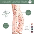 thumbnail image 3 of Hello Mello Holiday Lounge Soft Pants Pajama Bottoms, Baking Spirits Bright Small/Medium (Women's), 3 of 6