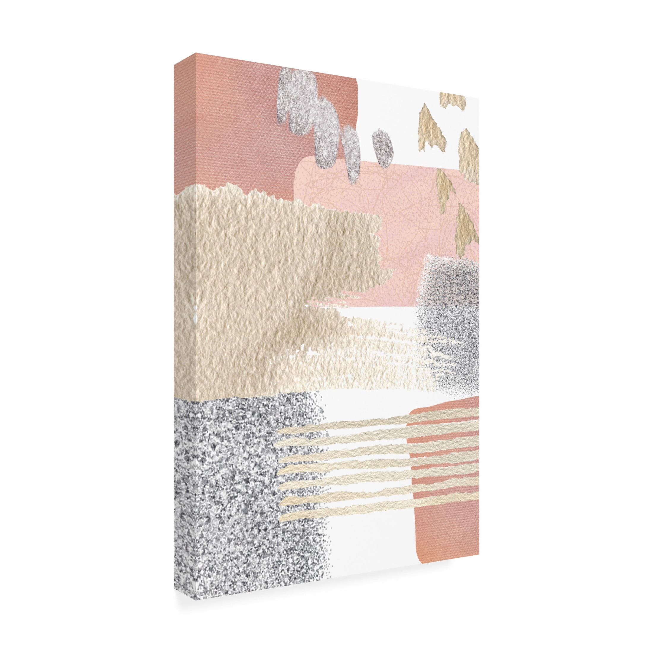 Trademark Fine Art Sally Ann Moss Delicate Pink 3 Canvas Wall Art
