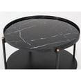 thumbnail image 4 of Limari Home Randal Modern Metal Coffee Table with Round Top in Black, 4 of 4