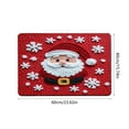 thumbnail image 4 of Yhmxh Santa Claus Bath Mat, Christmas Bathroom Decor Diatom Mud Mat, Absorbent Cute Winter Snow Christmas Bathroom Rug, Non-slip Christmas Rugs Machine Washable, Bathroom Mats for Bathtub Sink, 4 of 7