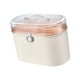 thumbnail image 5 of Organizador de almacenamiento para el hogar, caja organizadora con tapa y asa, dos compartimentos Rosa, 5 of 9