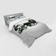 thumbnail image 3 of Ambesonne Retro Bedding Set 3 Pcs, Chariot Gladiator, Twin XL, Dimgrey Black, 3 of 3