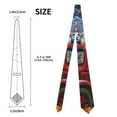 thumbnail image 2 of Fuzoiu Halloween Pets Pumpkins Print Men's Necktie,Business Necktie,Mens Ties for Business Wedding Graduation, 2 of 7