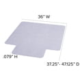 thumbnail image 2 of 36'' x 48'' Carpet Chair Mat with Lip, 2 of 7