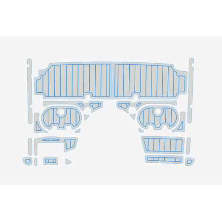 For 2002-2006 Boston Whaler 180 Dauntless EVA Foam Marine Decking Non-SlipYacht Flooring Mat 6mm Thick Durable and Easy to Clean Boat Pad