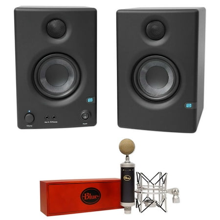 - Blue Baby Bottle SL Studio Condenser Recording Microphone Mic+Presonus Monitors