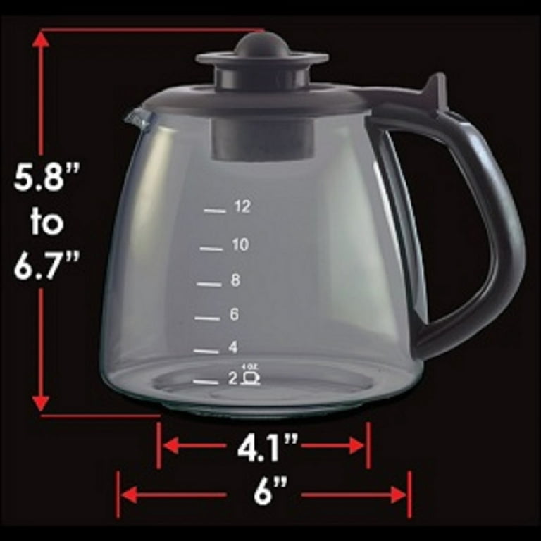  12-CUP Glass Replacement Coffee Carafe ONLY for KEURIG
