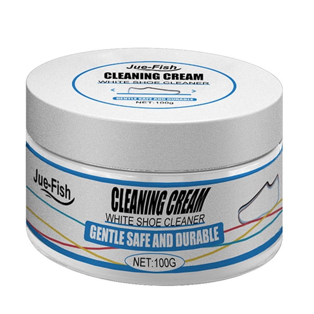 Crema de limpieza multifuncional con esponja de limpieza Herramientas de crema de limpieza de zapatos blancos