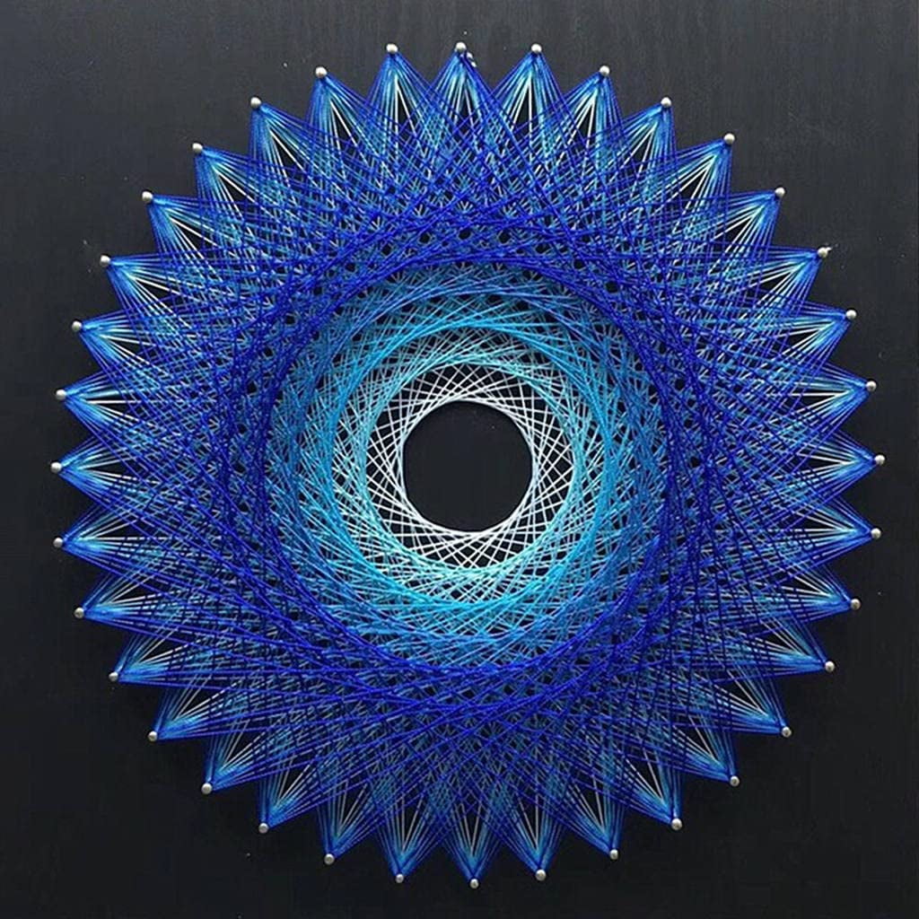 Nvzi Creative String Art Kits for Childern Adults Crafts - , Blue