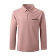 thumbnail image 3 of Mlzmgr Golf Shirts for Men 1/4 Button Mock Neck Long Sleeve Shirts for Men Business Casual Men's Tops S-3XL, 3 of 5