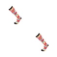 thumbnail image 2 of Guardurnaity Calcetines de compresión Transpirable Correr Ciclismo Elástico Antideslizante Protector de pantorrilla Adultos Estampado de flores Rompecabezas/S/M 2piezas, 2 of 6
