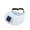 A-White, variant on 2 In 1 Solar Power Fan Cap, Round Sunshade Hat with Adjustable Breeze — 10.2x3.5x1.6 Inch Cooling Gear, Made of Durable Plastic for Summer Travel