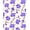 Purple, Pattern 3, variant on ODIKA 4'x6' Machine Washable Non-Slip Area Rug, Elegant Abstract Blossom Motif High Traffic Rug, Lavender, 236137