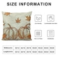 thumbnail image 5 of YINGXI Fall Decor Pillow Covers Fall Orange Pumpkin Throw Pillow Covers Outdoor Fall Thanksgiving Decorations for Home Autumn Decorative Cushion Covers for Couch Sofa 22x22in, 5 of 5