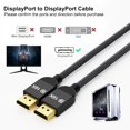 thumbnail image 3 of Cable Displayport RUIPRO 2.1 3 m 80 Gbps 16K @60Hz 8K @120Hz 4K @240Hz, 3 of 7