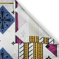thumbnail image 3 of Ambesonne Tribal Kitchen Curtains, Mayan Folkloric Cultural, 55"x45", Blue Pale Coffee Fuchsia, 3 of 3
