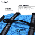 thumbnail image 2 of Easy-Fit Dog Life Jacket with Reflective Stripes Safety Swim Vest-blue-xl, 2 of 6