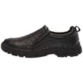 thumbnail image 2 of Roper Cotter Mens Black Faux Leather Ostrich Print Slip-On Shoes 9 D, 2 of 6