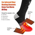 thumbnail image 4 of Savior Heat 7.4V 2200 mAh Rechargeable Heated Warm Socks, Unisex Winter Carbon Fiber Heated Socks S-XL, 4 of 8