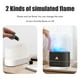 thumbnail image 2 of Difusor de aceite esencial, humidificador de llama Humidificador de llama de aceite esencial Los humidificadores de niebla fría mejoran su experiencia, 2 of 8