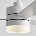 thumbnail image 2 of 3ERAR52RZWD-Visual Comfort Fan Collection-Monte Carlo Fans-Era-3 Blade Ceiling Fan with Light Kit In Modern Style-15 Inch Tall and 52 Inch Wide-Matte, 2 of 2