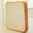 thumbnail image 7 of Toast Bread Plush Pillow, Bread Stuffed Pillow,Food Plush Pillow with Hand Pocket Great Gift Choice for Kids Adults Small Cute Stuffed Plush Toast Sofa Pillow 158G, 7 of 7