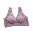 thumbnail image 3 of Sakmal Women Nursing Bras Bralette Plus Size Wireless Breastfeeding Cotton Crop Top for Women L, 3 of 4