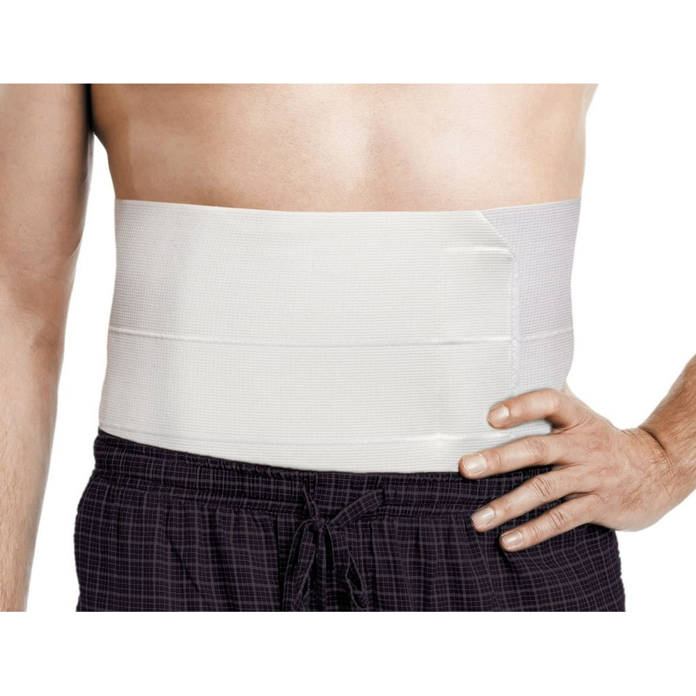 Mueller Surgical Binder & Abdomen Support, White, Small/Medium