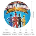 thumbnail image 2 of Power Rangers Round Tablecloth Print Decorative Table Cover Washable Table Cloths for Dining Party Picnic 60x60in, 2 of 8