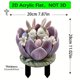 thumbnail image 3 of Estatua de conejo de Pascua 2D de acrílico plano para insertar en el suelo, ideal para decoración de exteriores, hogar, habitaciones y paredes., 3 of 6