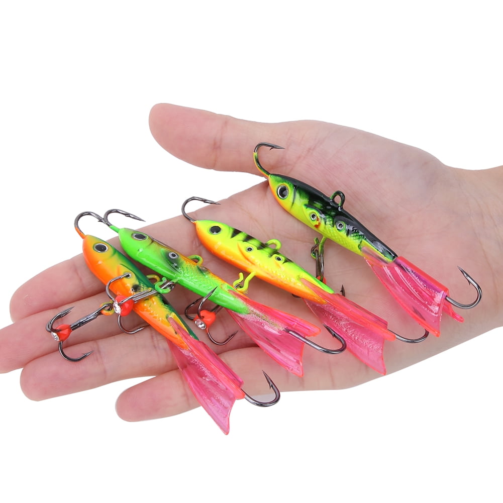 7 Leurres De Pêche Jigging 1/2 Oz – Fait Main – Couleur Au Choix Ou Mix – Idéal Pêche Sur Glace