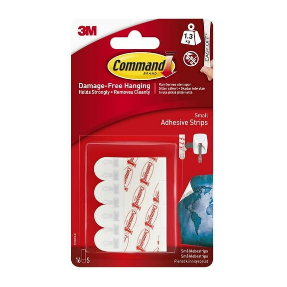 17022UKN Command Small Adhesive and Refill Strips 1.3kg 16pk