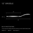 thumbnail image 3 of HexClad Hybrid Nonstick 12-Inch Griddle Pan, Stay-Cool Handle, Dishwasher-Friendly, Oven-Safe Up to 900°F, Induction Ready, Compatible with All Cooktops, 3 of 4