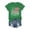 Green, variant on Womens 250 Years 2026 We The People Print Short Sleeve Crew Neck T Shirt Casual Loose Fit Top Tee Beige L