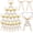 Brown, variant on 50 Sets Plastic Martini Glasses Champagne Coupe Glasses with Bow 5 oz Disposable  Glasswares Bulk for A Tini Bit Older Birthday Party Supplies Wedding Bar Champagne Tower (Brown)