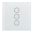 thumbnail image 4 of Interrupteur pour Volet Roulant, Interrupteur de Rideau Intelligent à Prise EU en Verre Trempé et Panneau Tactile de Rideau en PC pour la Maison Blanc,Noir, 4 of 7