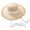 White, variant on Summer Women's Wide Brim Raffia Sun Hat with Adjustable Strap for Beach Vacation and Sun Beach Hats for Women Beige