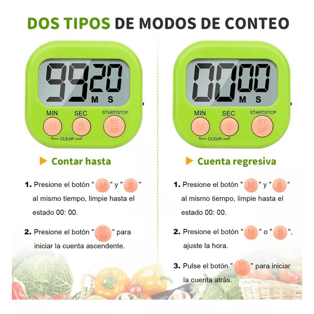 Cronometro cocina hotsell