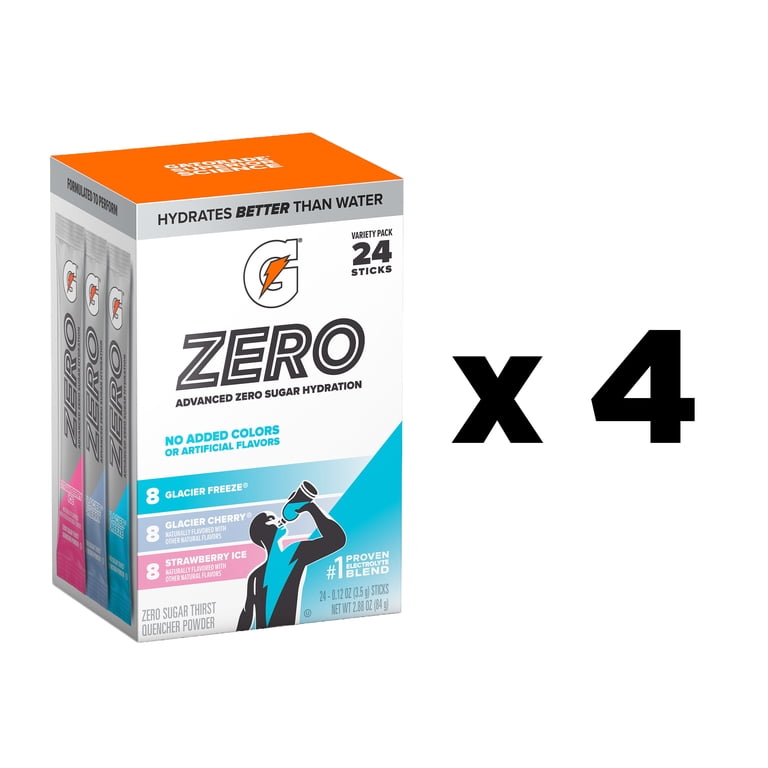 Gatorade Zero Sugar Variety Pack, 24 Powder Sticks, 4 Pack photo 3