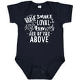 thumbnail image 3 of Inktastic Brave Smart Loyal Kind Fun Loved All of the Above Boys or Girls Baby Bodysuit, 3 of 5