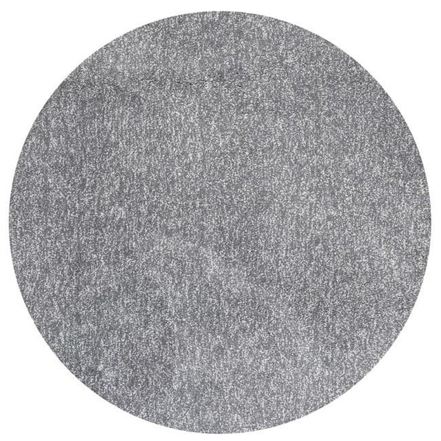 HomeRoots 352623 Tapis Rond en Polyester Gris Chiné de 6 Pi
