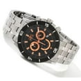 thumbnail image 3 of Black Dial Stainless Steel Chronograph Mens Watch 0389, 3 of 6