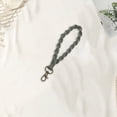 thumbnail image 4 of Macrame Keychain Wristlet Keychains for Women Handmade Hand Wrist Strap with Hanging Buckle - Car Keys Cute Key Chains Boho Keyring Bracelet for Girls, 4 of 6