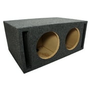 Car Audio Dual 8 SPL Bass Subwoofer Labyrinth Vent Sub Box Stereo Enclosure